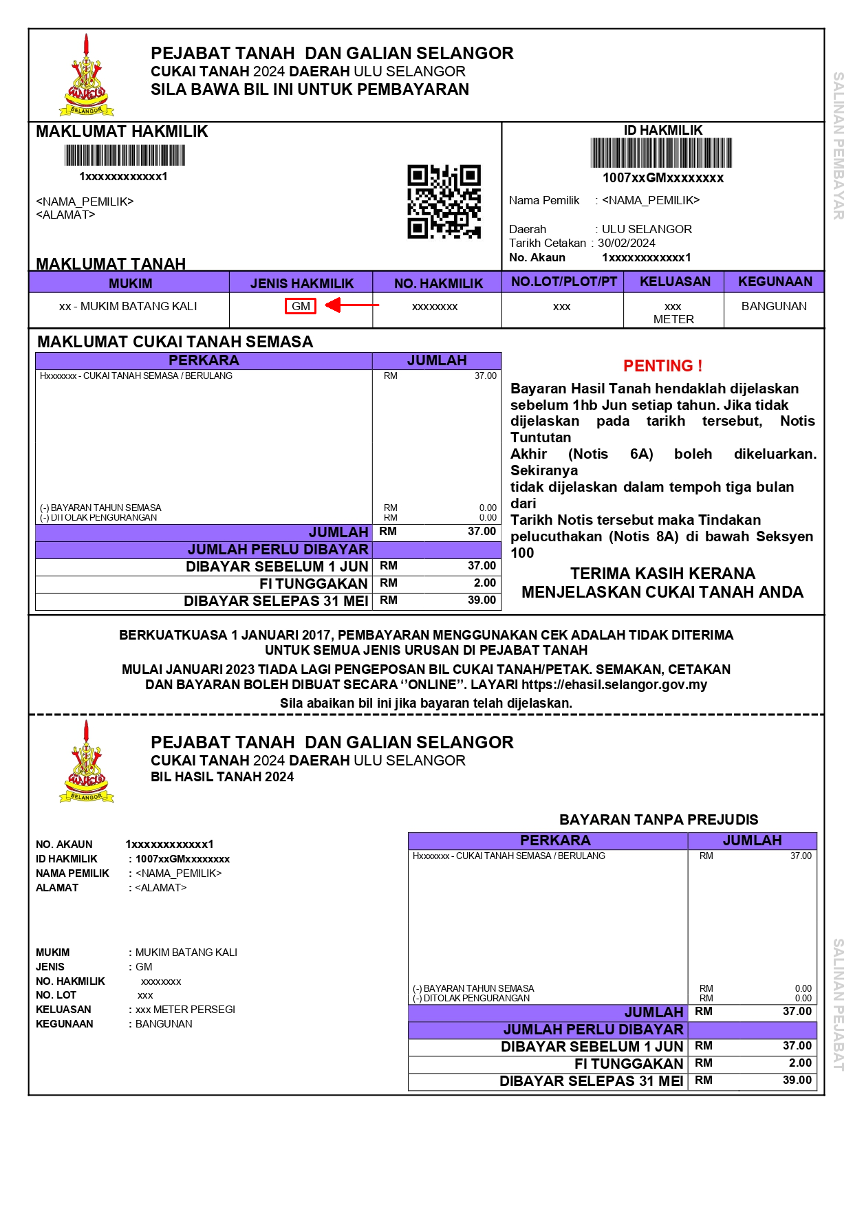 Jenis Hakmilik guide